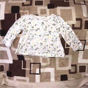 Max studio Kids' Patterned Long Sleeve Shirt 18 months
